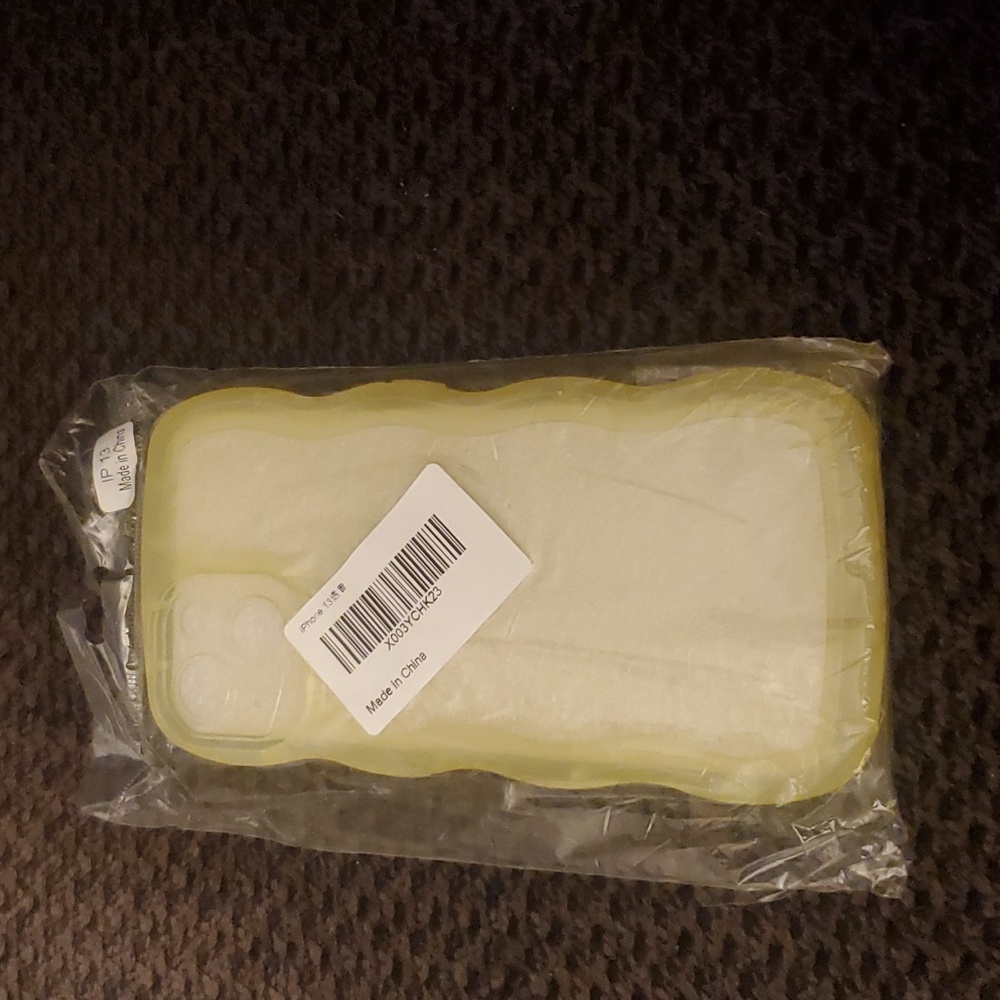 Yellow I phone 13 phone cover